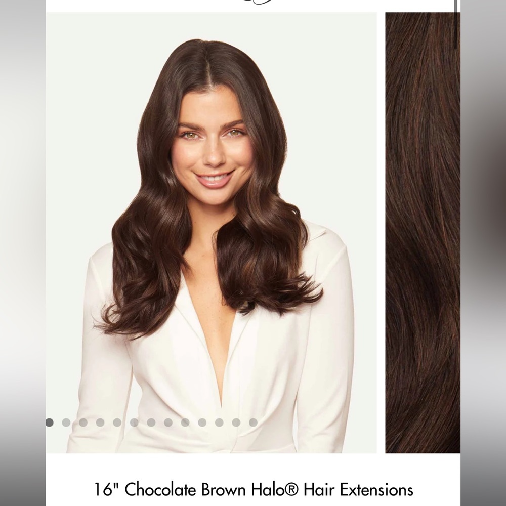 Luxy Hair 16" Chocolate Brown Halo® Hair Extensions